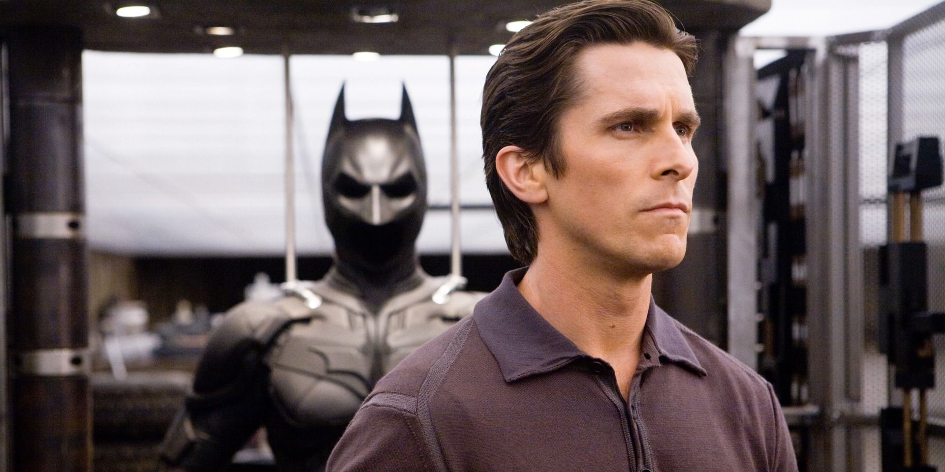 Christian Bale dans le rôle de Bruce Wayne dans The Dark Knight