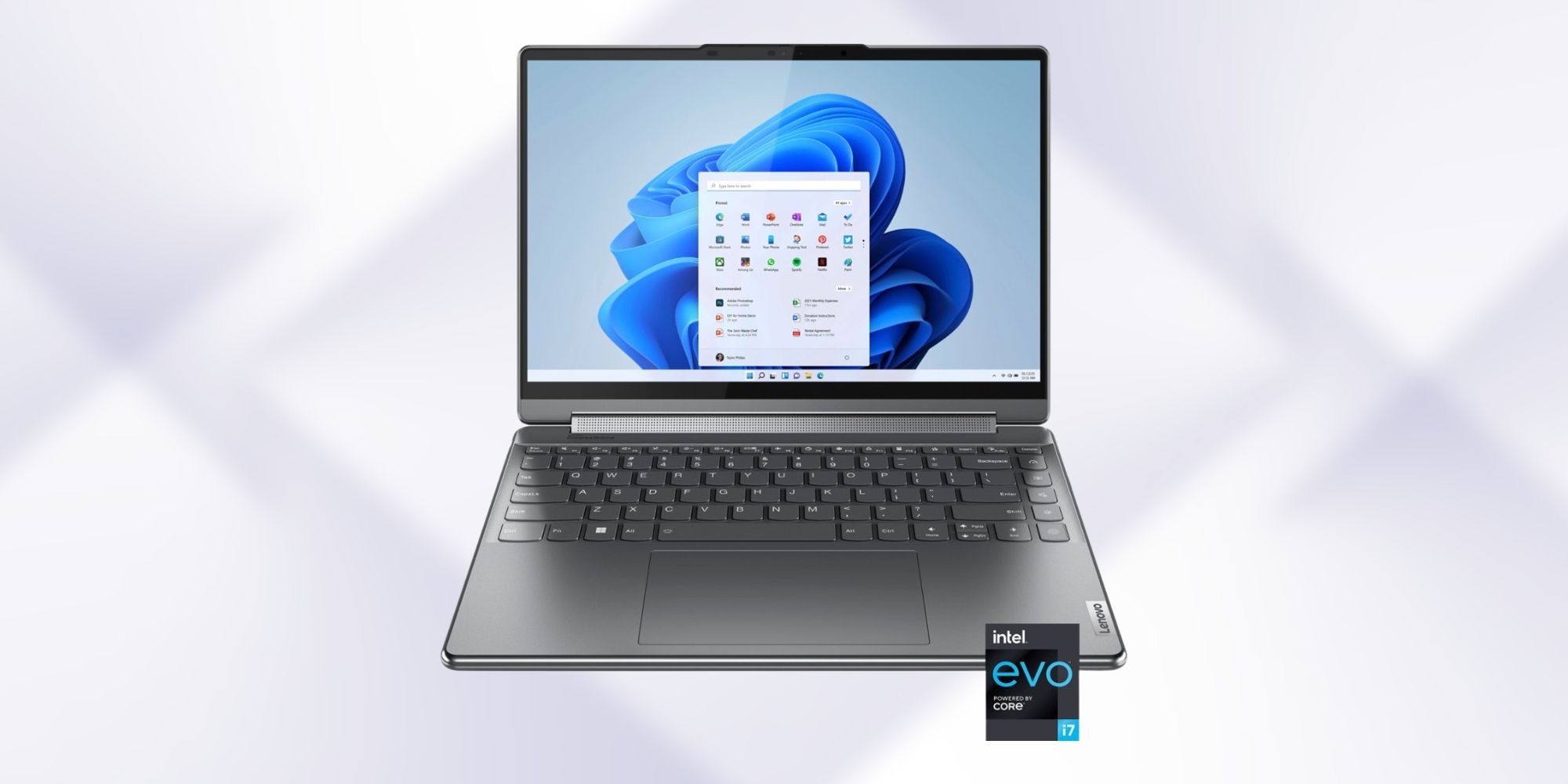 Ordinateur portable Lenovo Yoga 9i 2-en-1 à écran tactile avec processeur Intel Evo