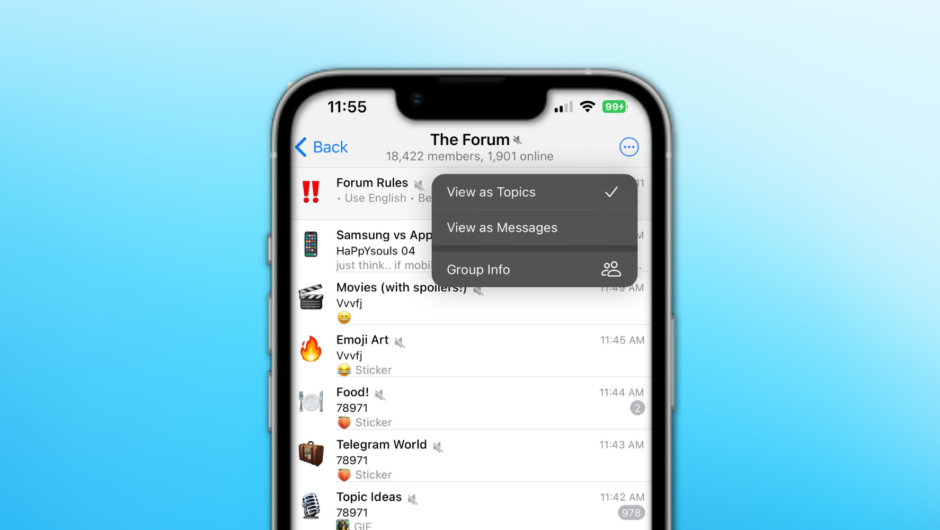 Comment créer des sujets dans des conversations de groupe sur Telegram
