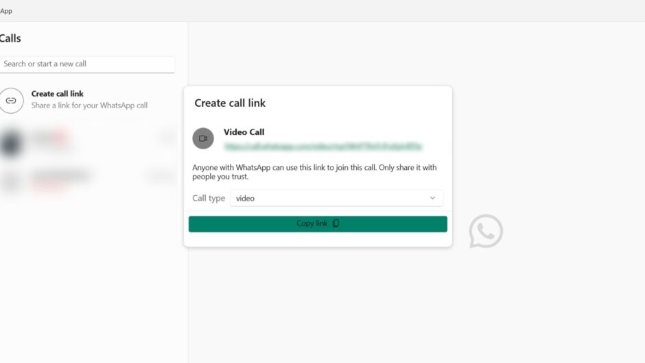 Comment faire des appels vidéo de groupe WhatsApp sous Windows