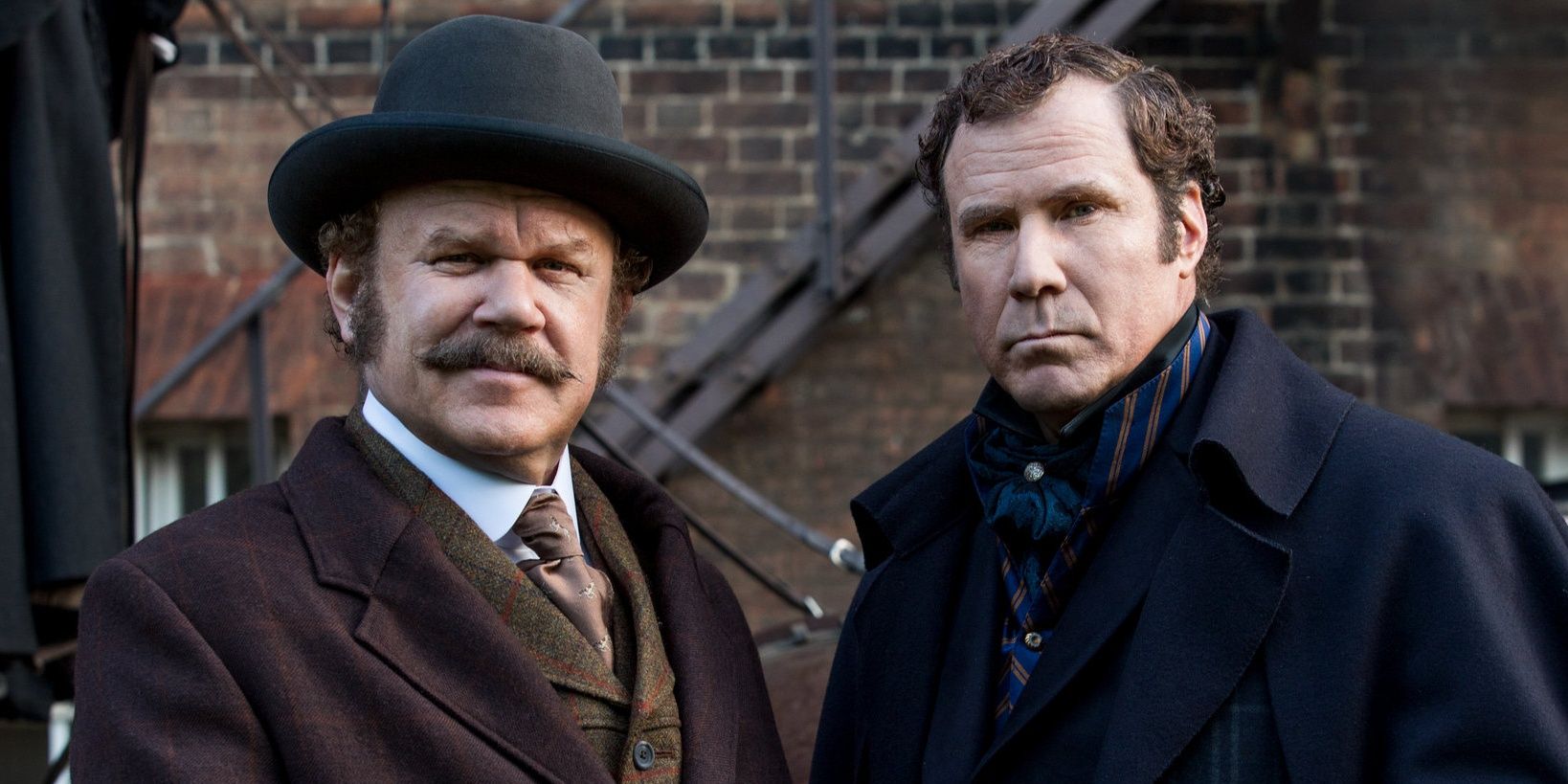 John C. Riley et Will Ferrell comme Holmes et Watson