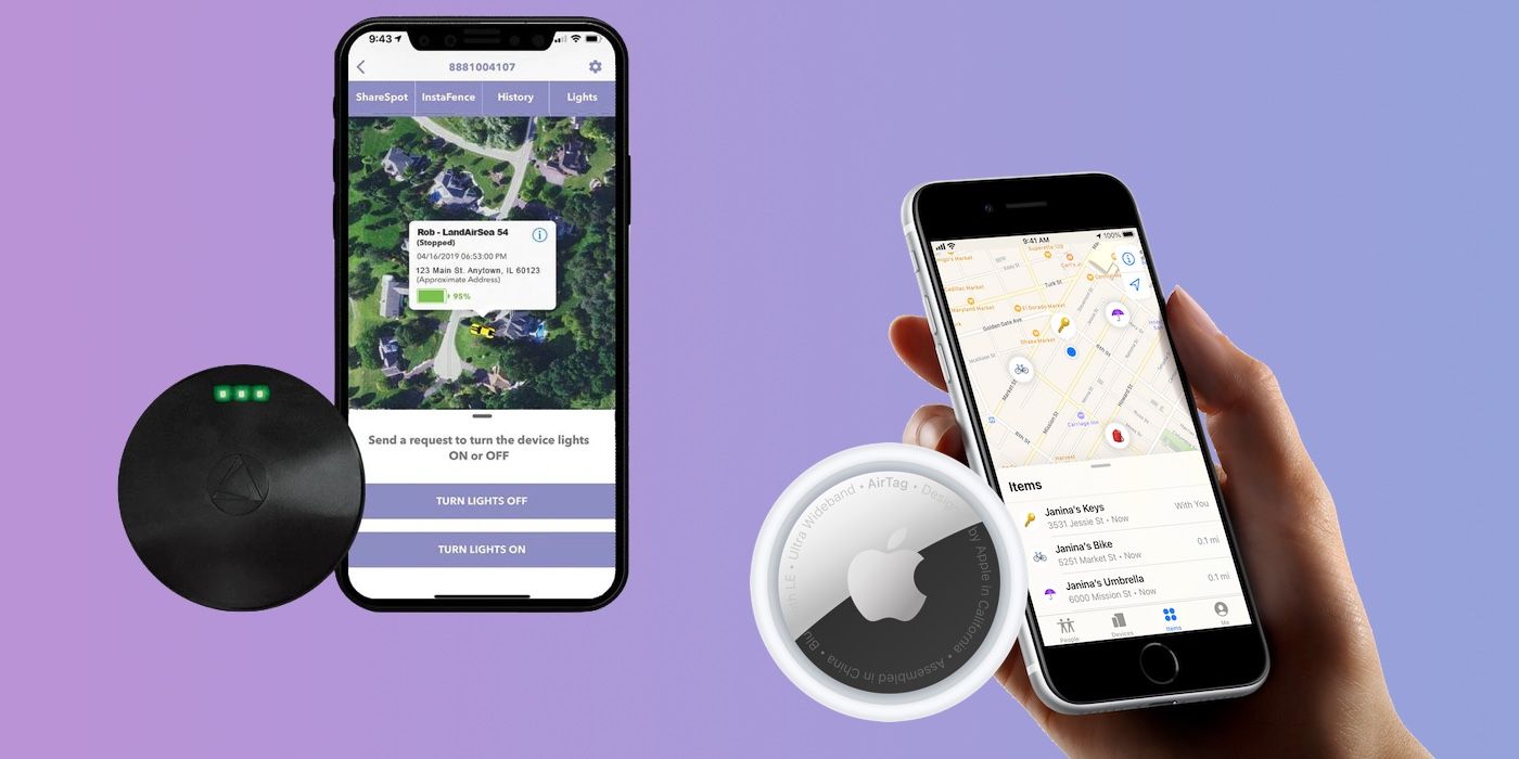Traqueur AirTag contre GPS