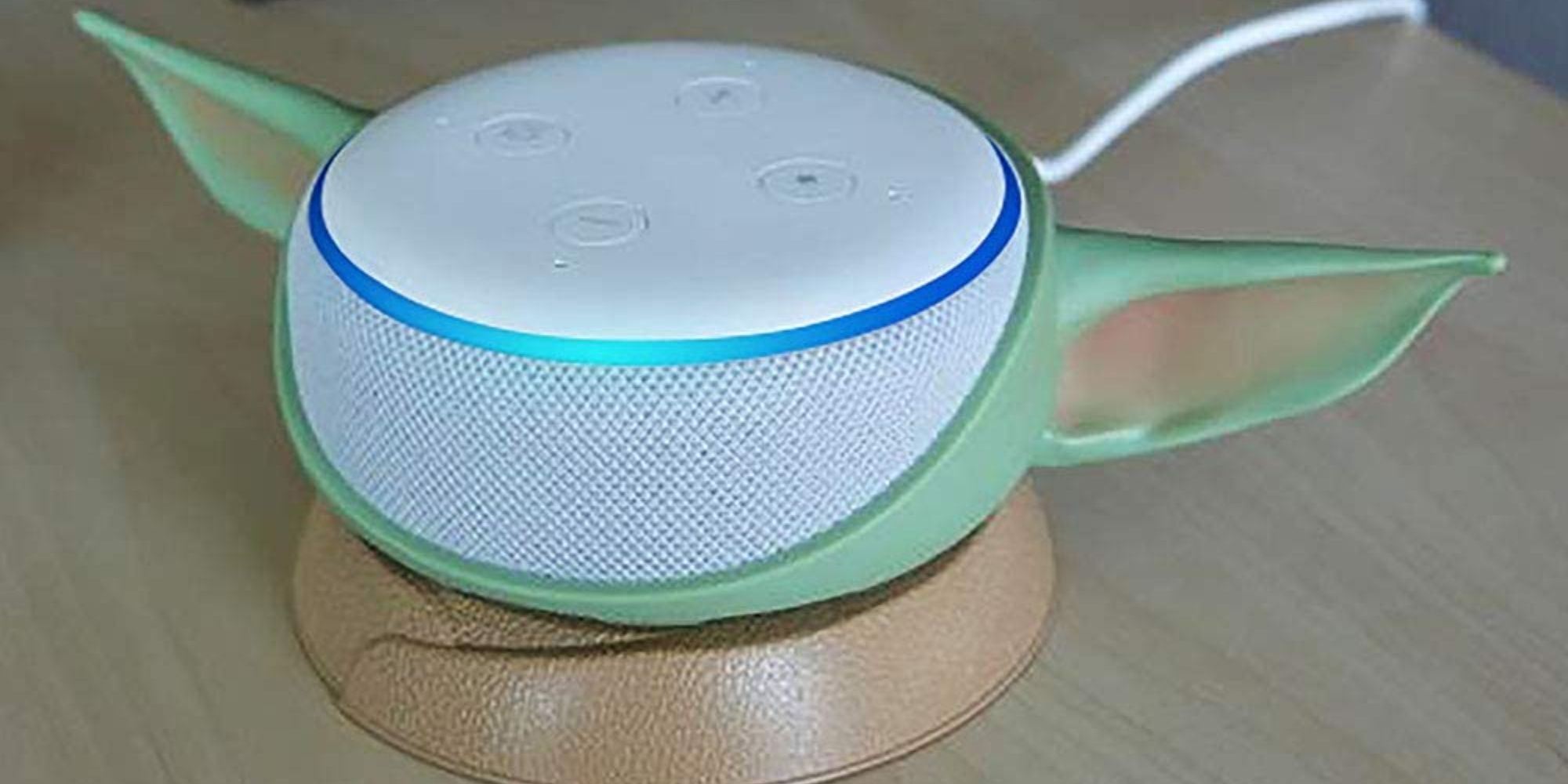 Un examen plus approfondi du stand mandalorien pour Echo Dot (3e génération)