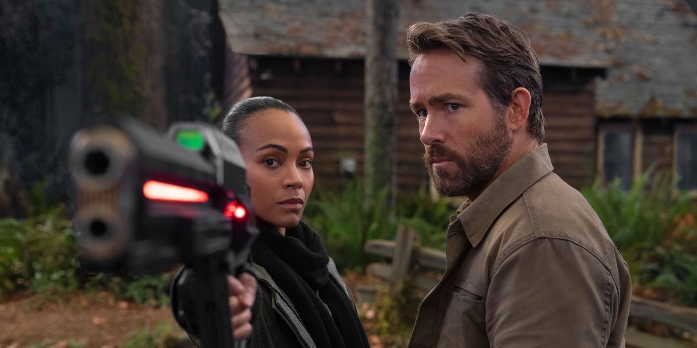 Ryan Reynolds et Zoe Saldana dans Le Projet Adam