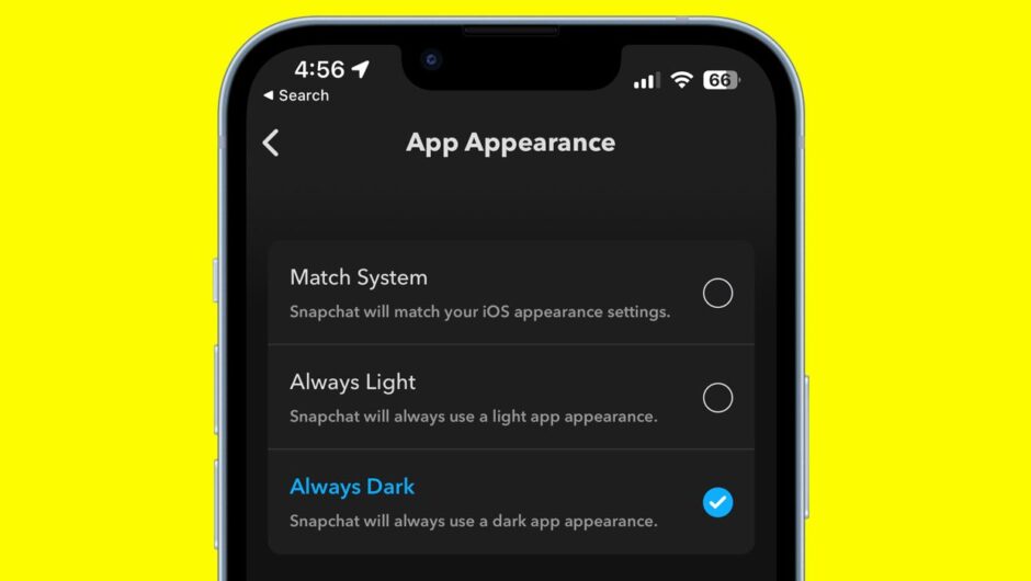 Comment activer le mode sombre de Snapchat sur Android et iPhone (la manière officielle)