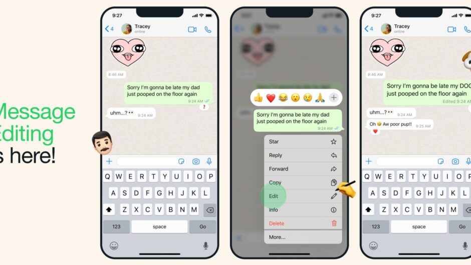 Comment modifier les messages WhatsApp après l&rsquo;envoi (et pourquoi cela ne fonctionne pas)