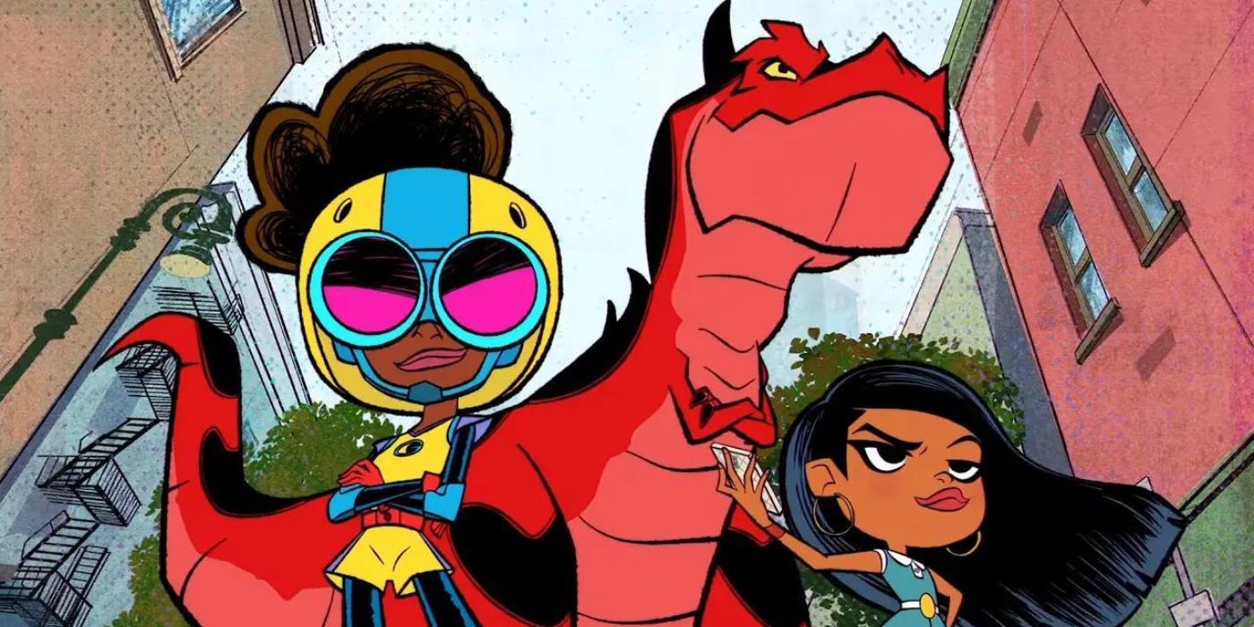 Moon Girl, Devil Dinosaur et Casey dans Moon Girl et Devil Dinosaur 