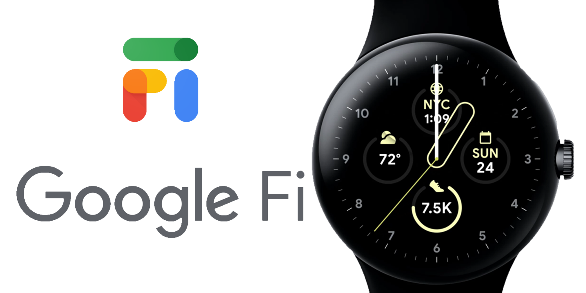 Google Fi avec montre Pixel