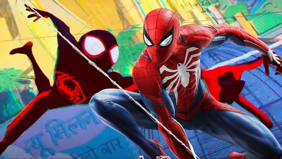 La nouvelle fonctionnalité de gameplay de Spider-Man 2 peut-être taquinée par Across the Spider-Verse Poster