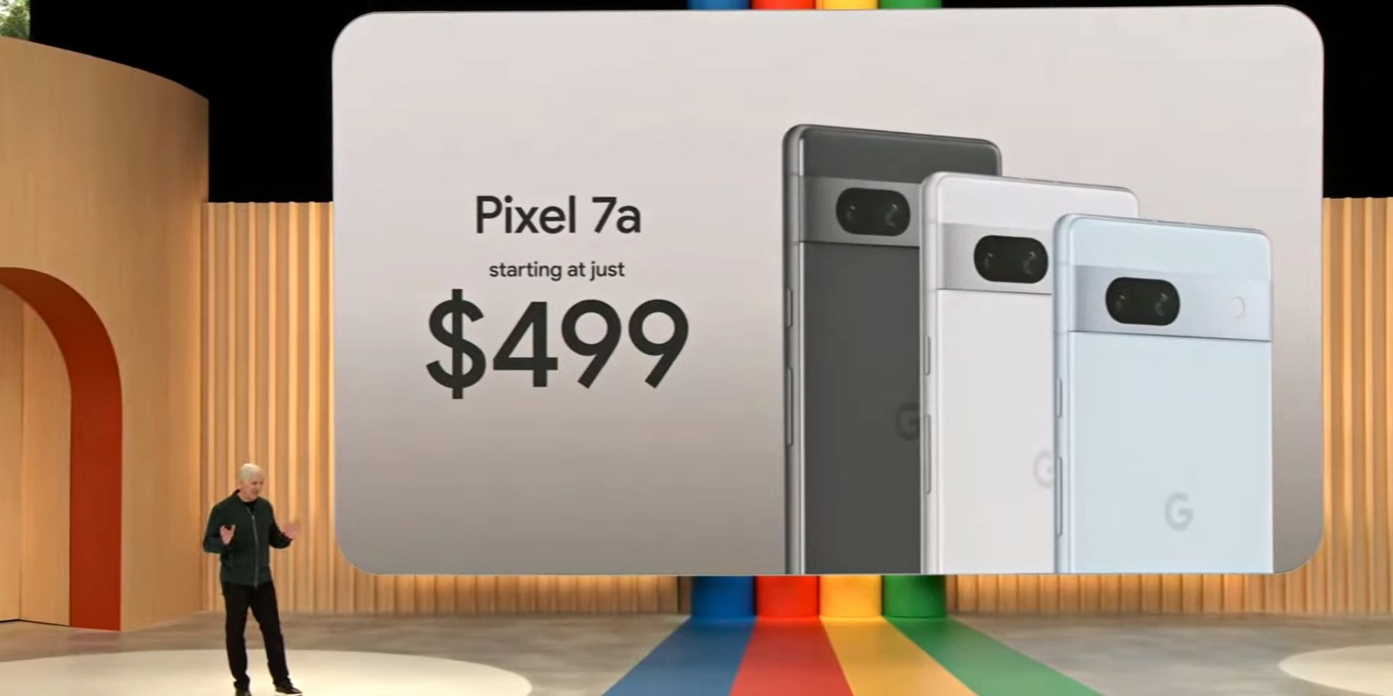 Pixel 7a révélé au Google IO avec prix