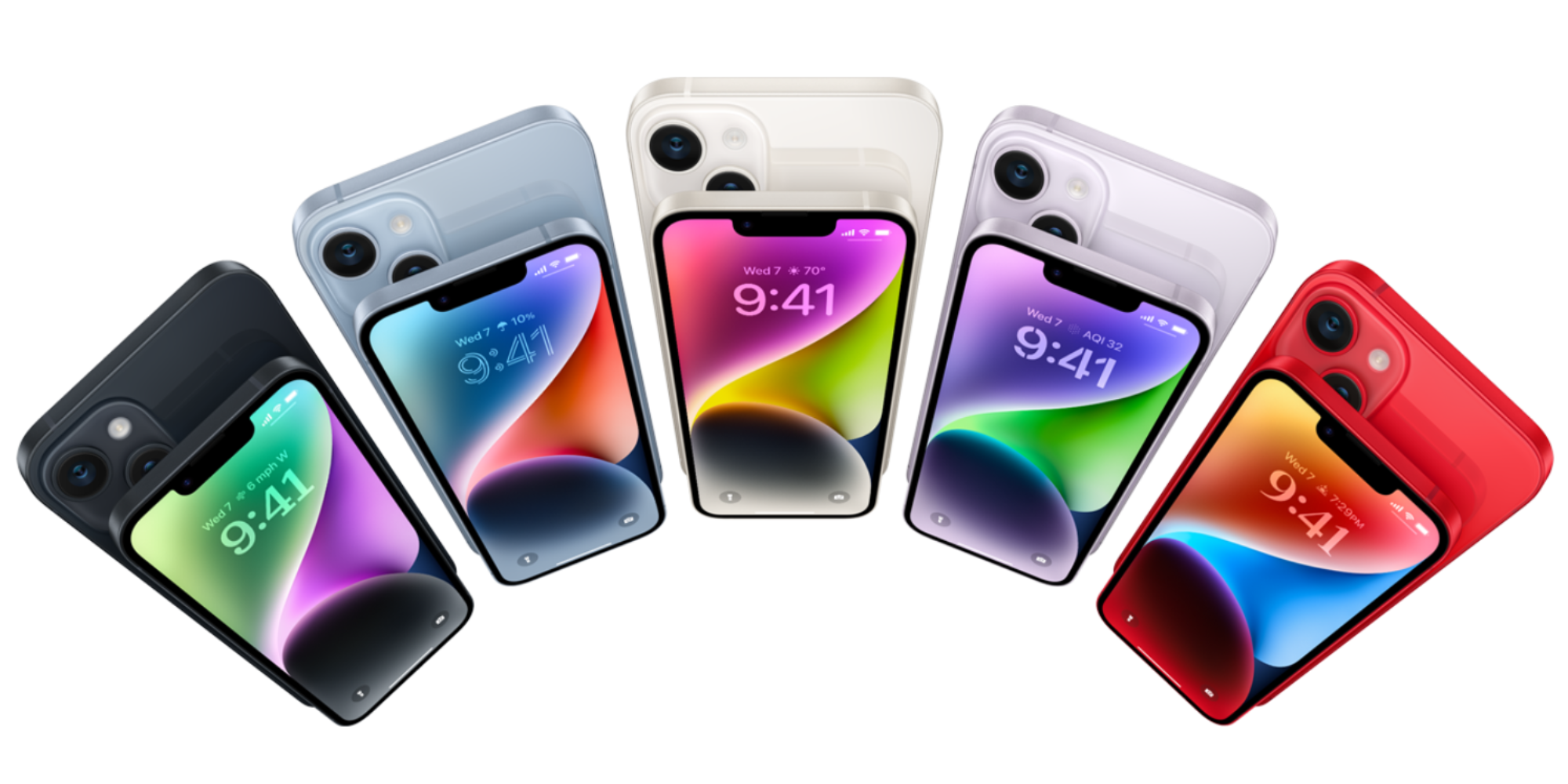 Options de couleur de l'iPhone 14