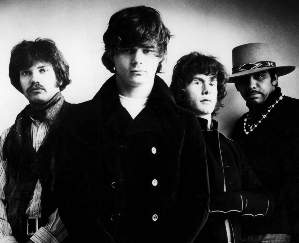 Le Steve Miller Band en noir et blanc