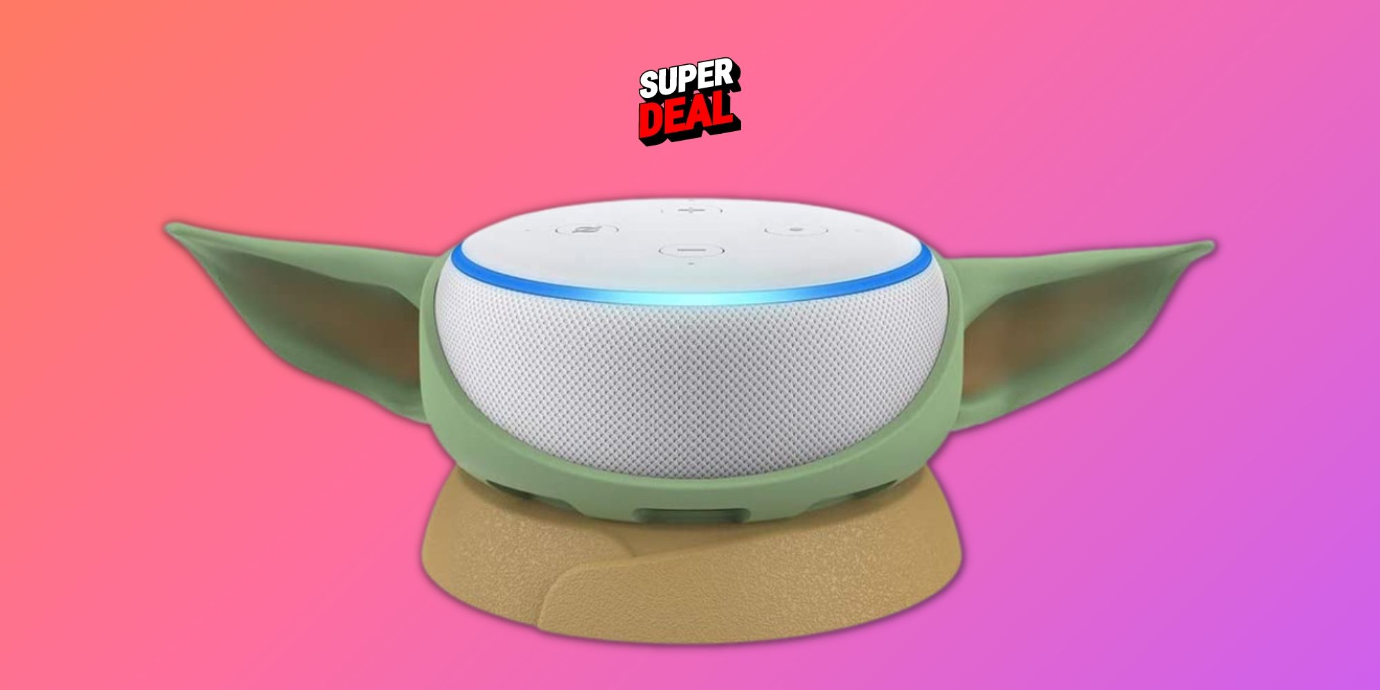 Obtenez 50% de réduction sur The Mandalorian Stand pour Echo Dot aujourd'hui