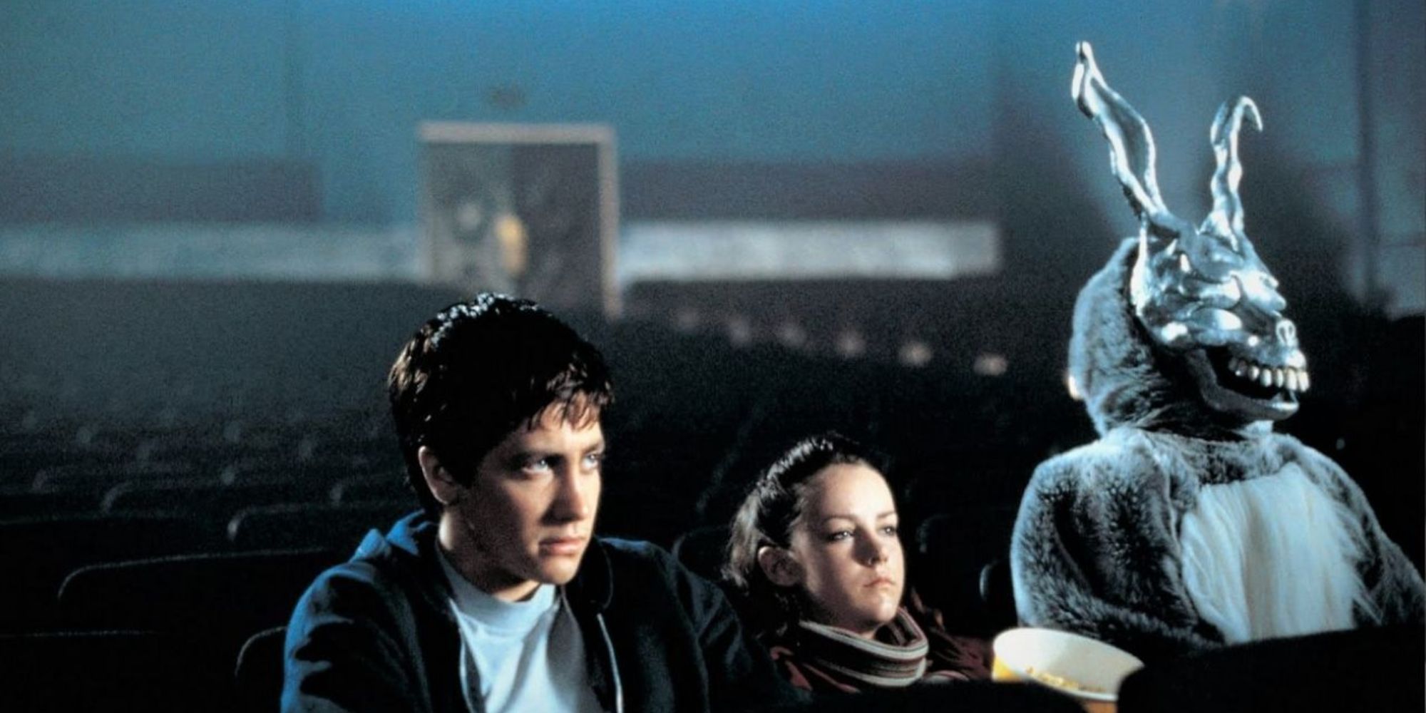 Jake Gyllenhaal et Jena Malone dans Donnie Darko