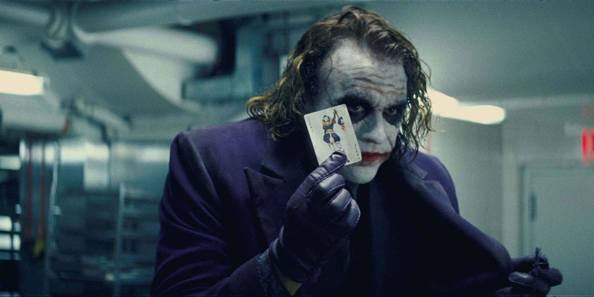 Heath Ledger dans le rôle du Joker dans The Dark Knight