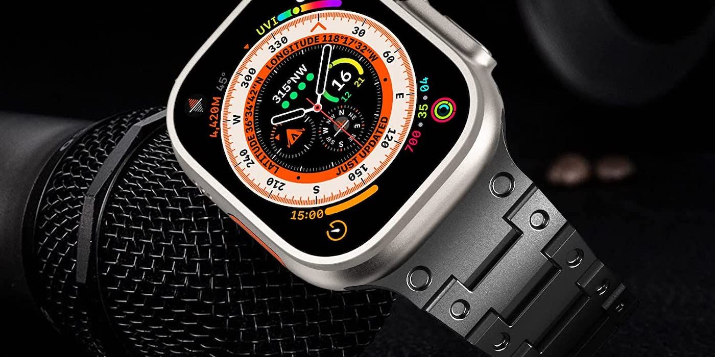 NewWays Bracelet Apple Watch Ultra Métal