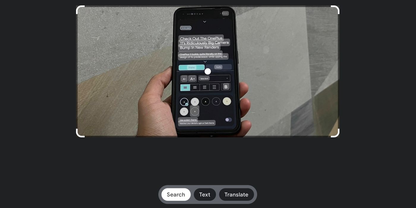 Une capture d'écran d'une recherche d'image Google Lens sur un navigateur de bureau