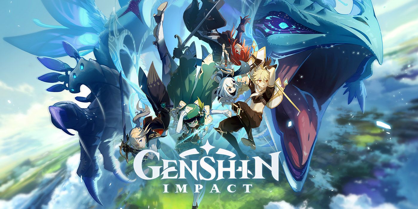 Genshin impact titre art clé graphique
