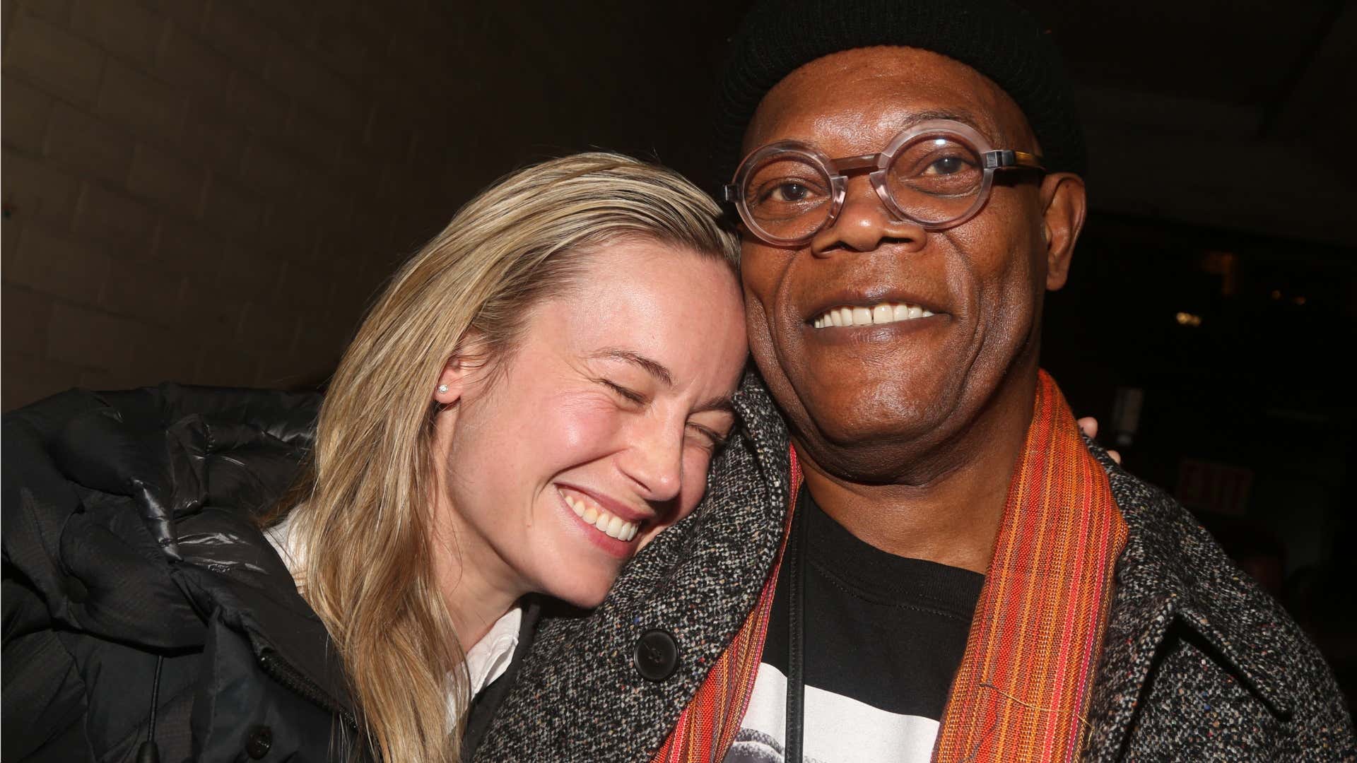 Brie Larson et Samuel L. Jackson