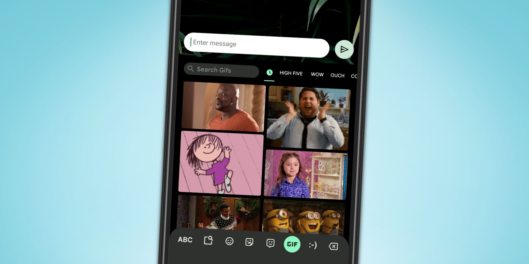 Bibliothèque GIF de Gboard