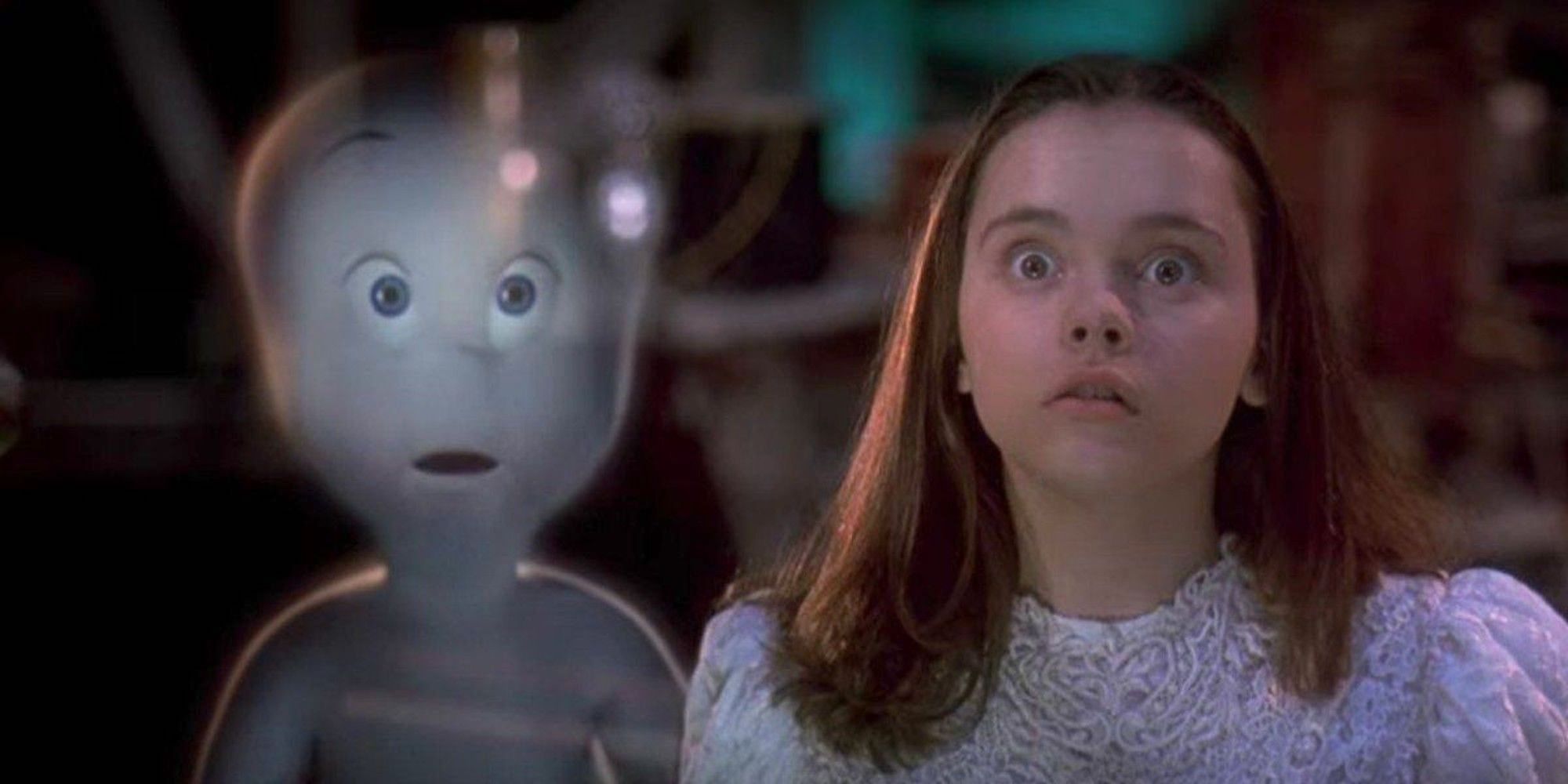 Casper et Kat (Christina Ricci) dans Casper (1995)