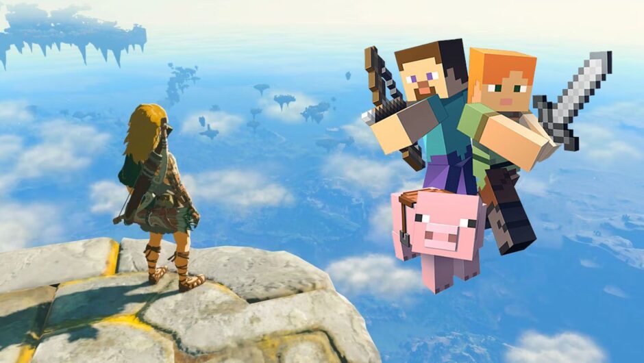 Zelda: Tears of the Kingdom Sky Islands recréé dans Minecraft