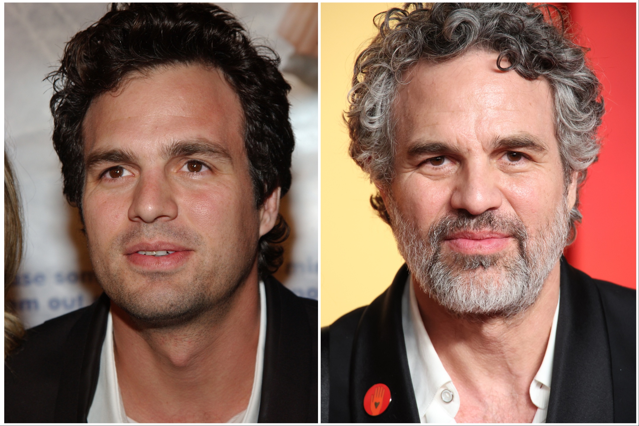 Mark Ruffalo, membre du casting de « Eternal Sunshine of the Spotless Mind », en 2004 et 2024.