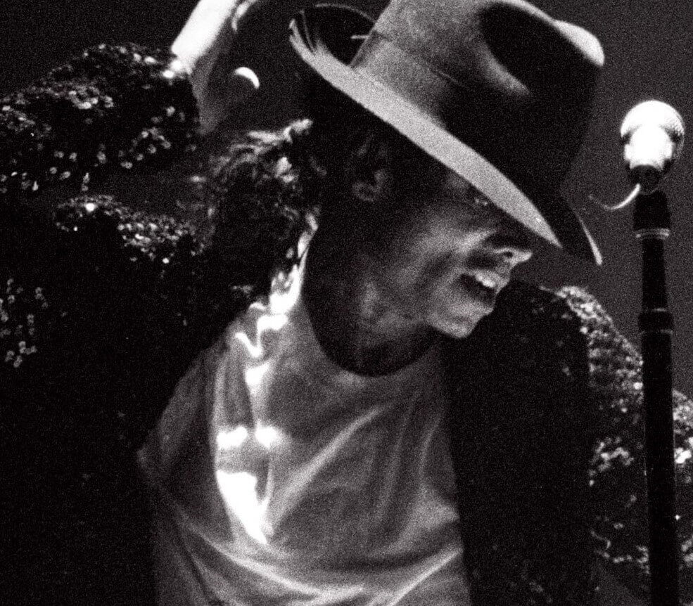 Michael Jackson en noir et blanc