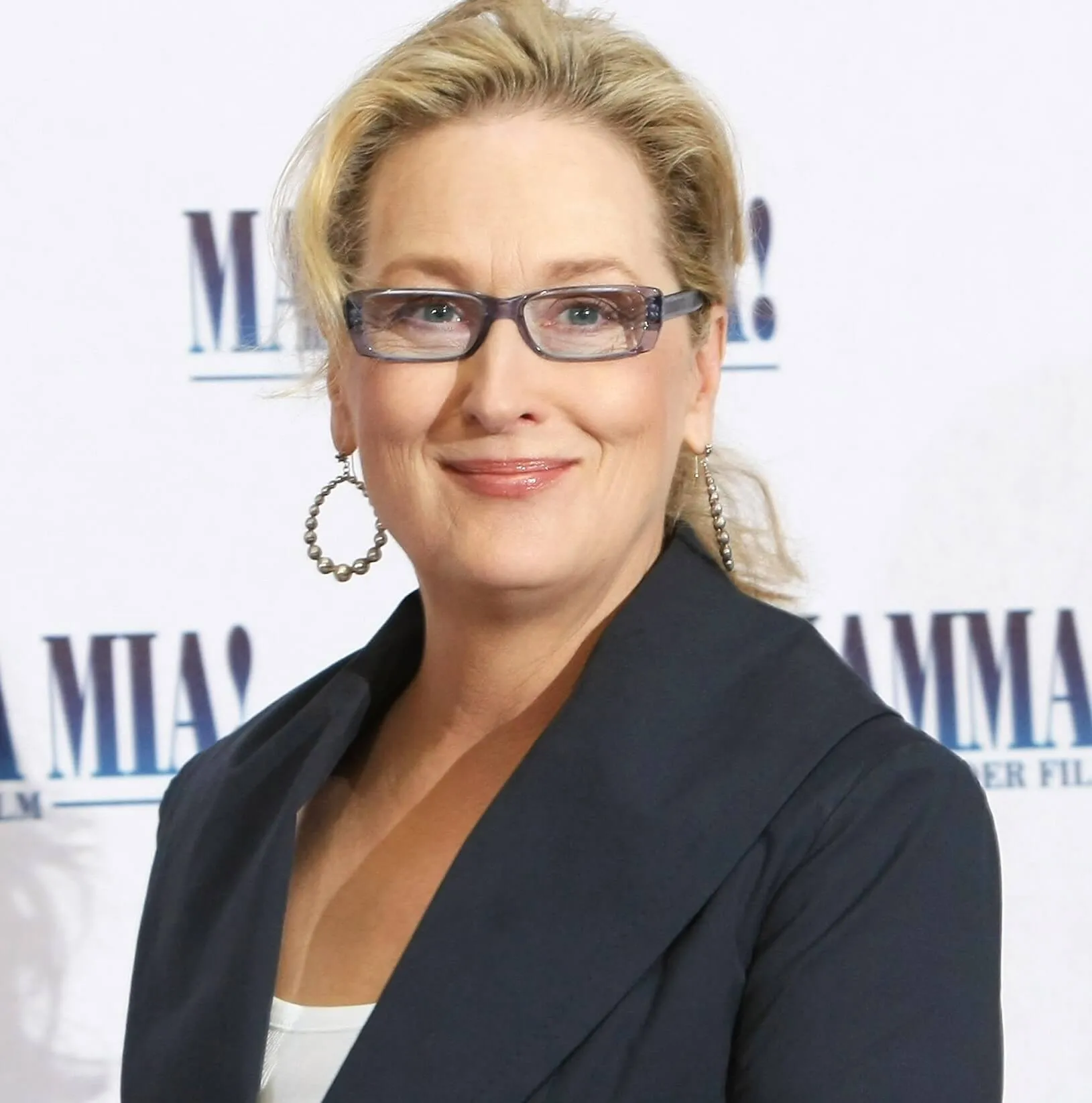 « Maman Mia ! »  la star Meryl Streep porte des lunettes