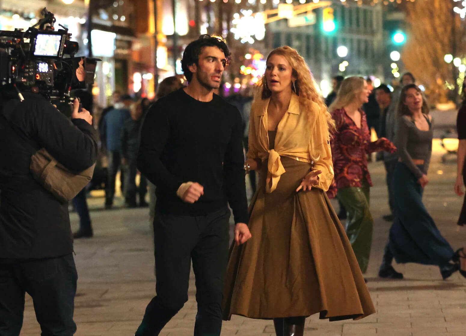 Justin Baldoni et Blake Lively se parlent pendant le tournage de 