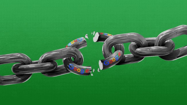 Chaîne avec rupture de maillon