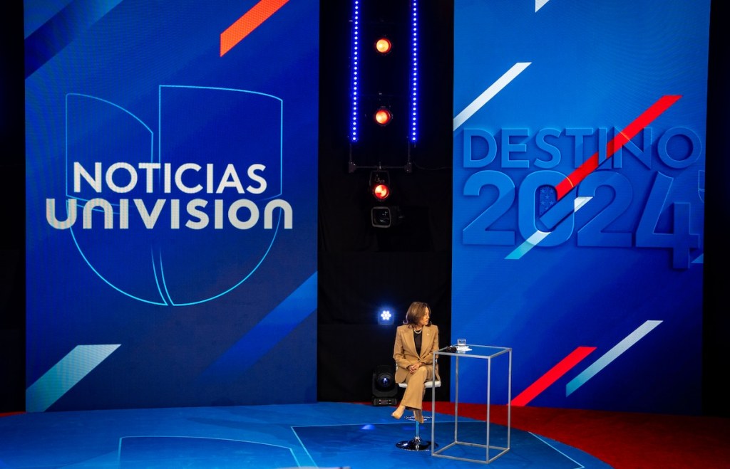 Kamala Harris à la mairie de Noticias Univision