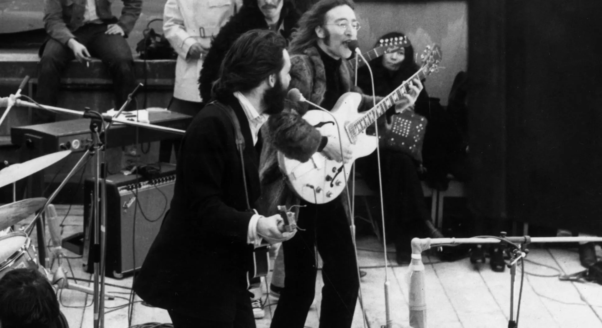 Les Beatles en noir et blanc