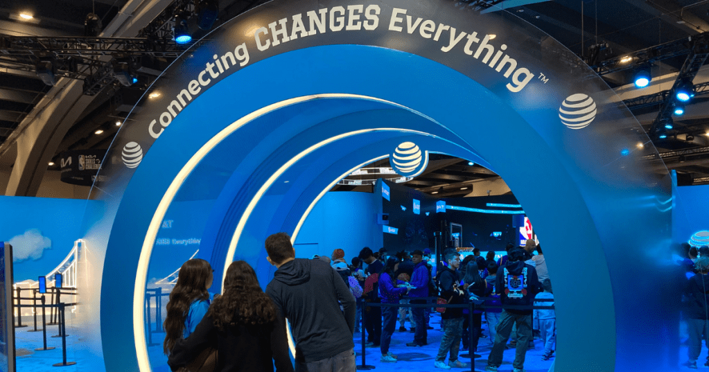 L'entrée des activations croisées NBA d'AT&T.