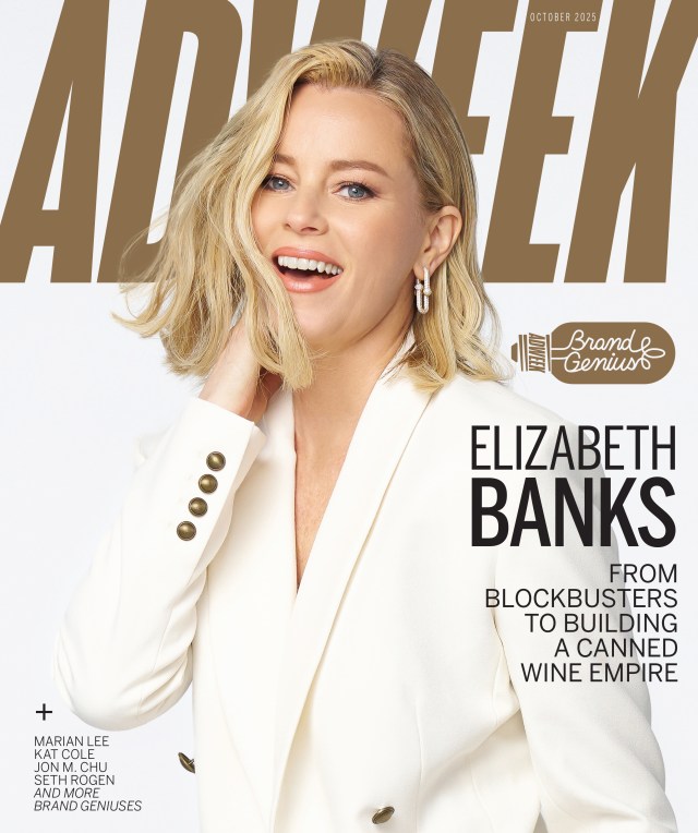 10_COVER_AW_ELIZABETH_BANKS_2025 Couverture du magazine Adweek