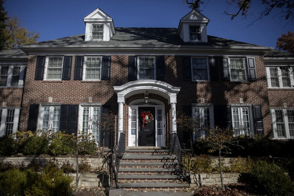 Le cinéma « Home Alone » situé dans la banlieue de Chicago, Winnetka, Illinois