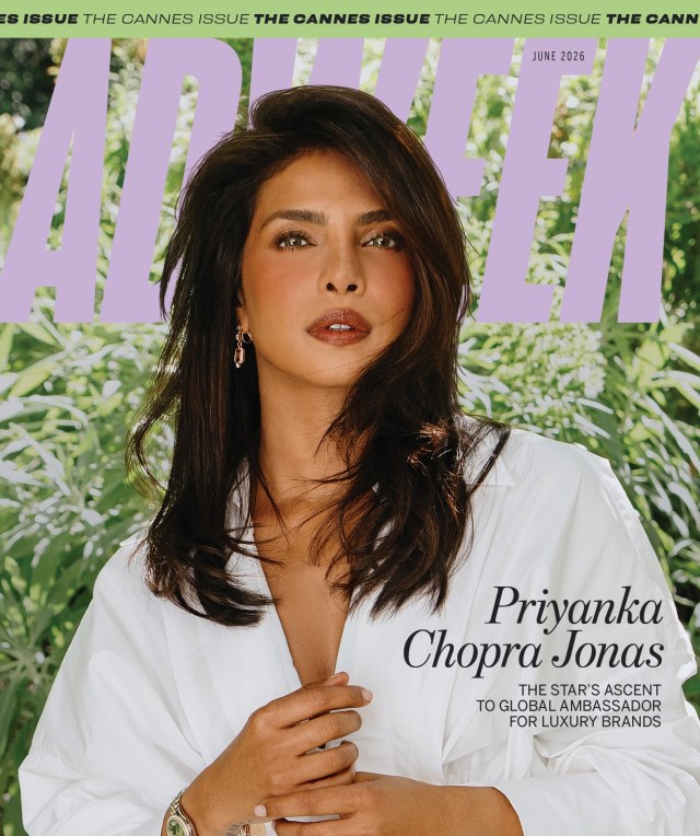 couverture de juin 2026 Priyanka Chopra Jonas Couverture du magazine Adweek